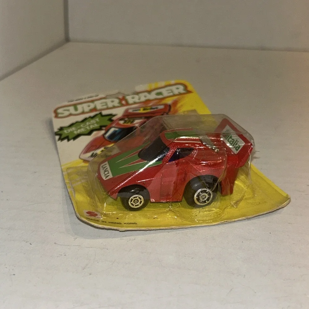 Vintage SZE Toy Super Racer 80s Diecast Car Super‎ Pull Action